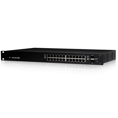 52.5382-1.jpg SWITCH 24P LAN GIGABIT UBIQUITI EDGESWITCH ES-24-250W POE+ - 2X SFP- MANAGED- 250W