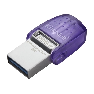 81.2567-1.jpg FLASH DRIVE ''MICRO DUO'' USB3.2+USB-C 256GB KINGSTON DTDUO3CG3/256GB READ: 200MB/S