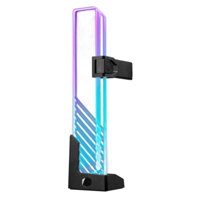 83.1983-2.jpg SUPPORTO VGA ARGB COOLER MASTER MCA-U000R-GSBTG-00 STABILIZZATORE PER GPU IN PLASTICA E VETRO TEMPERATO