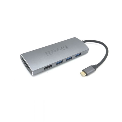 89.2218-1.jpg ADATTATORE MULTIFUNZIONALE EQUIP 133482 USB-C 7 IN 1- EAN: 4015867225608