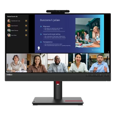 MONITOR LENOVO THINKVISION T24V-30 63D8MAT3EU 23.8''FHD IPS AG 16:09 BLK 4MS 250CD/M2 3Y CAM MM VESA 5USB TILT SWIVEL FINO:01/03