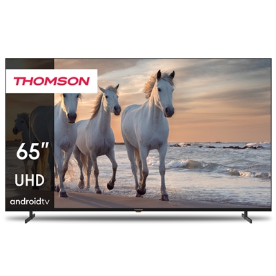 TV THOMSON 65'' FRAME LESS 65UA5S13 SMART-TV 4K ANDROID 11 DVB-T2/S2 QHD 3840X2160 BLACK CI+ SLOT 4XHDMI 2XUSB VESA