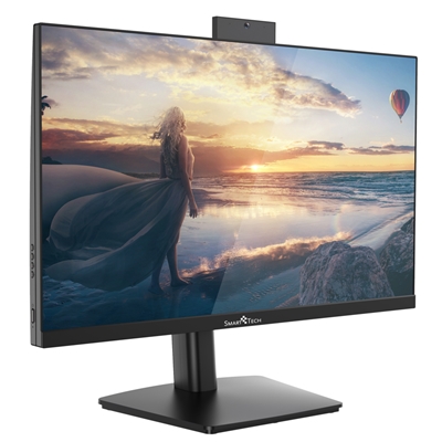 28.0134-1.jpg MONITOR SMART-TECH IPS LCD LED 27'' WIDE LM-27H1 5MS MM FHD BLACK HDMI DP HUB USB3.0 WEBCAM REG.ALT. PIVOT GAR. 3 ANNI
