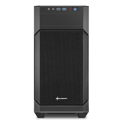 32.4051-1.jpg CABINET MICRO ATX SHARKOON V1000 NERO 4SLOT 45X19,5X40,2CM 2X5,25'' 2X3,5'' 2X2,5'' 2XUSB3.0 2XVENT.-120MM