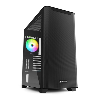 CABINET ATX SHARKOON M30 RGB NERO 7SLOT 45,7X22X48,8CM 2X3,5'' 4X2,5'' 2XUSB3.0 1XVENTOLA-120MM RGB FINESTRA LATERALE