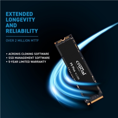 34.5561-3.jpg SSD-SOLID STATE DISK M.2(2280) NVME 1000GB (1TB) PCIE4.0X4 CRUCIAL P5 PLUS CT1000P5PSSD8 READ:6600MB/S-WRITE:5000MB/S