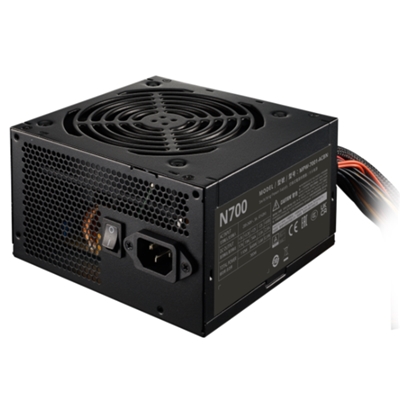 39.0133-1.jpg ALIMENTATORE ATX 700W COOLERMASTER ELITE NEX MPW-7001-ACBN-BEU PFC ATTIVO EFFICIENZA >75% 240VAC FAN120MM 140X150X86MM