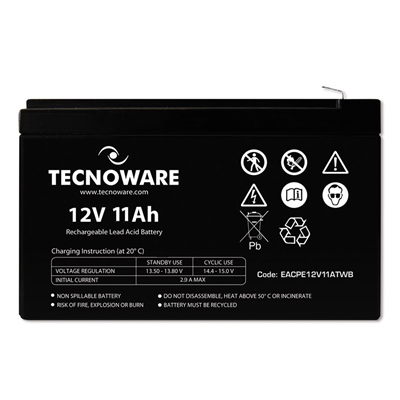 42.5333-1.jpg BATTERIA X UPS/ANTIFURTI/ETC. 12V 11.0AH TECNOWARE - EACPE12V11ATWB - CM. 151X65X94+5 (LXPXH) ERMETICA AL PIOMBO