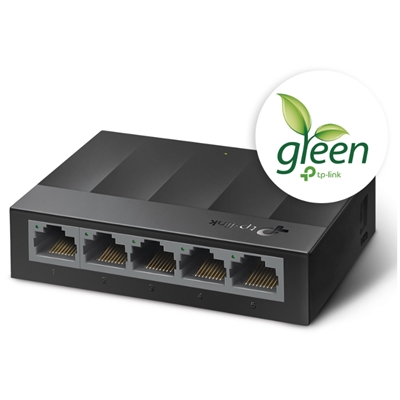 43.6290-1.jpg SWITCH 5P LAN GIGABIT TP-LINK LS1005G DESKTOP -LITEWAVE -GARANZIA 3 ANNI FINO:31/01