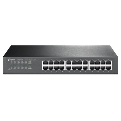 SWITCH 24P LAN GIGABIT TP-LINK TL-SG1024D DESKTOP/RACKMOUNT 13'' 1U -GARANZIA 3 ANNI FINO:29/02
