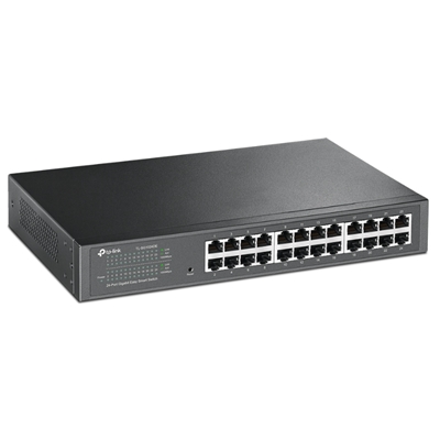 43.7501-1.jpg SWITCH 24P LAN GIGABIT TP-LINK TL-SG1024DE EASY SMART SWITCH, 10/100/1000MBPS RJ45 P-GARANZIA 3 ANNI-