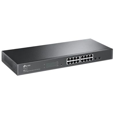 43.7627-1.jpg SWITCH 16P LAN GIGABIT TP-LINK TL-SG2218 SMART 16P GIGA RJ450+ 2P GIGABIT SFP SLOTS - GARANZIA A VITA