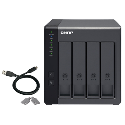 ESPANSIONE PER NAS QNAP TR-004 4HD 3.5''/2.5'' SATA 6G>NO HD<1P USB3.0