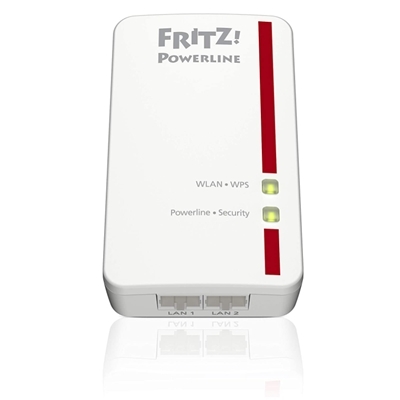 52.416-2.jpg POWERLINE 500M WIRELESS AVM FRITZ! 540E KIT BIANCO 2P RJ45 IEEE 802.11N HOMEPLUG AV -EAN: 4023125026843