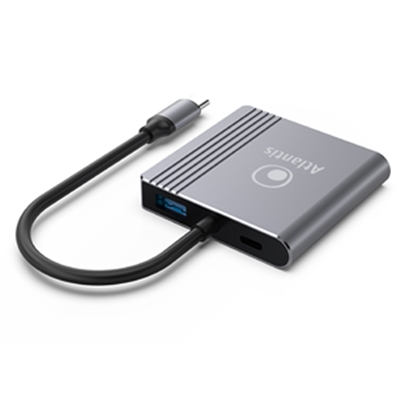 89.8541-1.jpg ADATTATORE TYPE-C A DUAL HDMI ATLANTIS A04-TC_2HDMI+ -RIS.FINO A 1920X1080@60HZ - CAVO 18CM