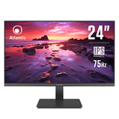 MONITOR ATLANTIS LCD FULL HD 24'' A05-HE24I-VH MULT.TRIAL IN INPUT VGA+HDMI+-SUPP.FREESYNC REF.SINO 75HZ-CONF.DNSH