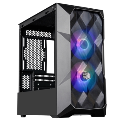 CABINET ATX MICRO TOWER COOLER MASTER TD300-KGNN-S00 MASTERBOX TD300 MESH BLACK 2X3.5 2X2.5 2XUSB3.2 ARGB LATO TRASP. NOALIM.