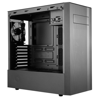32.2973-1.jpg CABINET ATX MIDI TOWER COOLER MASTER MCB-NR600-KG5N-S00 MASTERBOX NR600 BLACK ATX 4X3.5 5X2.5 2XUSB3.0 LATO TRASP. NOALIM.