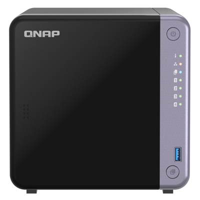 NAS QNAP TS-432X-4G 4HD 3,5''/2,5''SATA6 >NO HD<1P 10GBE SFP+LAN + 2P 2.5GBE -2P USB3.2-4GB DDR4 SODIMM-QUADCORE AL524 2.0GHZ