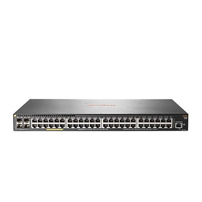SWITCH HP JL256A ARUBA 2930F 48G POE+ 48X10/100/1000 (POE+ 370W) + 4X1 GIGABIT / 10 GIGABIT SFP+ RACK1U GAR A VITA FINO:26/08