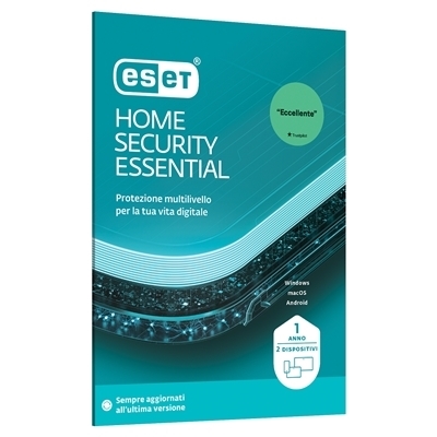 ESET SLIMBOX HOME SECURITY ESSENTIAL (EX INTERNET SECURITY) - 2 UTENTI EHSE-N1-A2-BOX
