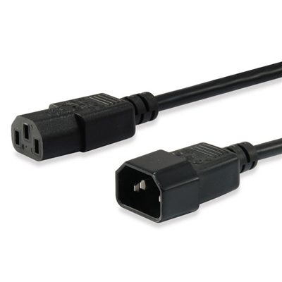 CAVO ALIMENTAZIONE EQUIP 112101 DA C13(F) A C14(M) - 3MT - EAN: 4015867227084