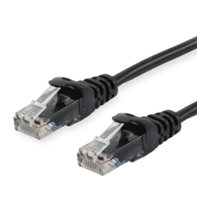CAVO RETE CAT.6A U/UTP NERO NON SCHERMATO 3MT EQUIP 603054- EAN:4015867230350