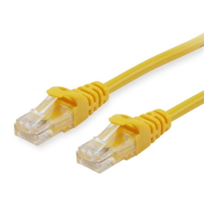 CAVO RETE CAT.6A U/UTP GIALLO NON SCHERMATO 2MT EQUIP 603052- EAN:4015867230435