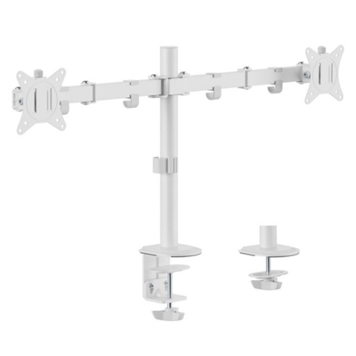 SUPPORTO X DOPPIO LCD/TV DA TAVOLO 17''/32'' EQUIP 650167SUPP.FINO A 9KG (X SCHERMO) - VESA: 100X100 -EAN: 4015867237632