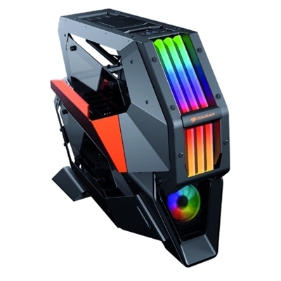 32.0037-1.jpg CABINET ATX MIDI TOWER COUGAR 109CM10003 CONQUER 2 NERO GAMING 368X631X744MM 8SLOT 2X3,5'' 2X2,5'' VETRO USB3.1 1XFANRGB