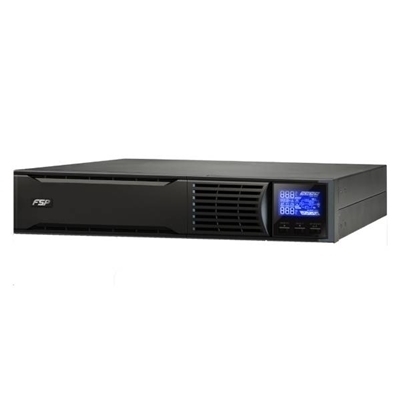 UPS FSP FORTRON CHAMP 1K RACK 1000VA/900W ONLINE PURE SINEWAVE LCD CONVERTER/ECO MODE SNMP USB RS-232 2*12V/9AH 3*SCHUKO