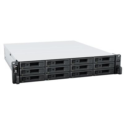 43.1320-1.jpg NAS SYNOLOGY RS2423RP+ X 12HD 3.5''/2.5''SATA2/3>NO HD< RACK-QUADCORE 3.6GHZ,DDR4 8GB,2P 1GBE+1P 10GBE -