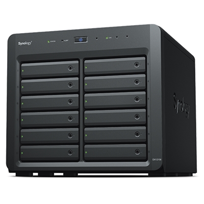 UNITA' DI ESPANSIONE SYNOLOGY DX1215II X12HD E SSD 3.5''/2.5'' SATA - GARANZIA 5 ANNI