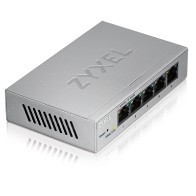 43.9321-1.jpg SWITCH 5P LAN GIGABIT ZYXEL GS1200-5-EU0101F SMART MANAGED 5P GIGABIT
