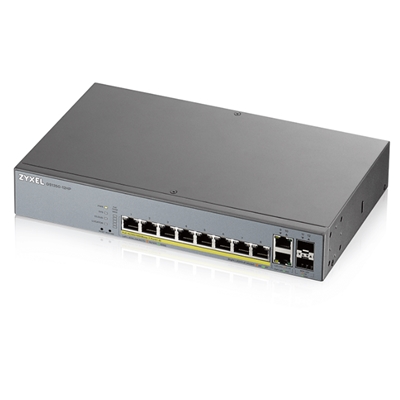 SWITCH 8P LAN GIGABIT POE ZYXEL GS1350-12HP-EU0101F NEBULAFLEX MANAGED X CCTV-2P SFP-2P GB UPLINK-1Y SERV.NEBULAPRO