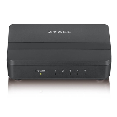 43.9380-2.jpg SWITCH 5P LAN GIGABIT ZYXEL GS-105S/ GS-105SV2-EU0101F FORMATO MINI - PLASTICA -GARANZIA 3 ANNI- FINO:31/12