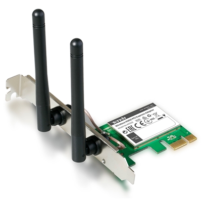 44.738-1.jpg SCHEDA WIRELESS PCI EXPRESS 2.0 TENDA W322E NETWORK INTERFACE CARD