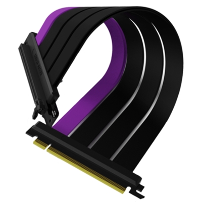 83.1985-1.jpg RISER CABLE PCIE 4.0X16 COOLER MASTER MCA-U000C-KPCI40-200 200MM NERO CONNETTORI DA PCI-EX16 MASCHIO A PCIX16 FEMMINA