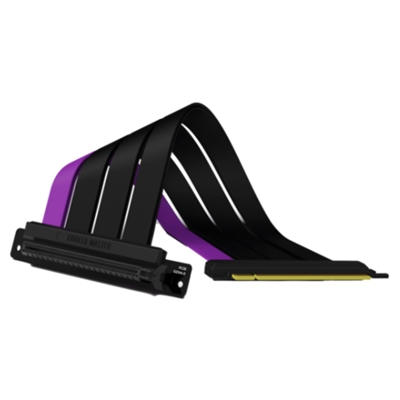 RISER CABLE PCIE 4.0X16 COOLER MASTER MCA-U000C-KPCI40-300 300MM NERO CONNETTORI DA PCI-EX16 MASCHIO A PCIX16 FEMMINA