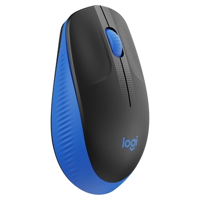 84.536-1.jpg MOUSE LOGITECH RETAIL M190 FULL SIZE WIRELESS OTTICO NERO/BLU USB 3 TASTI 1000DPI P/N 910-005907