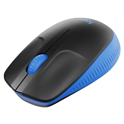 84.536-2.jpg MOUSE LOGITECH RETAIL M190 FULL SIZE WIRELESS OTTICO NERO/BLU USB 3 TASTI 1000DPI P/N 910-005907